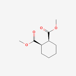 Chemical structure of Dimethyl cyclohexane-1,2-dicarboxylate