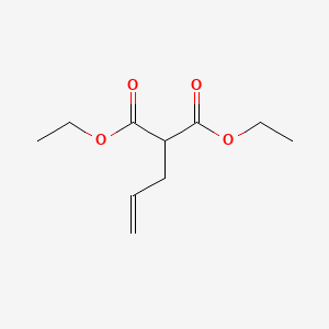 Chemical structure of Diethyl allylmalonate