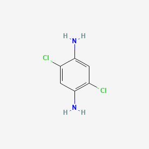 Chemical structure of 2,5-Dichloro-1,4-benzenediamine
