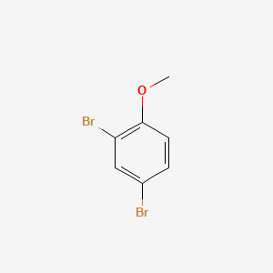 Chemical structure of 2,4-Dibromoanisole