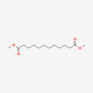 Chemical structure of dimethyl dodecanedioate