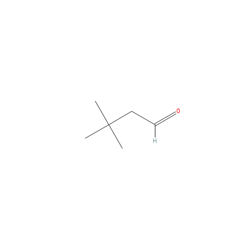 Chemical structure of 3,3-Dimethylbutyraldehyde