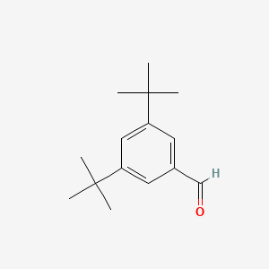 Chemical structure of 3,5-di-tert-butylbenzatdehyle