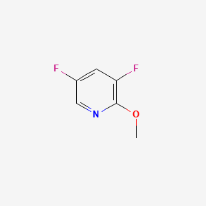 Chemical structure of 3,5-Difluoro-2-methoxypyridine
