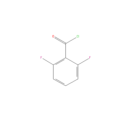 Chemical structure of 2,6-Difluorobenzoyl Chloride