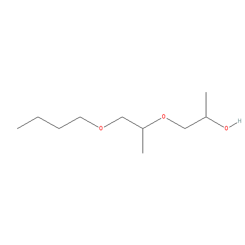 Chemical structure of Dipropyleneglycolmonobutylether
