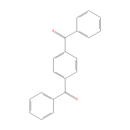 Chemical structure of 1,4-Dibenzoylbenzene