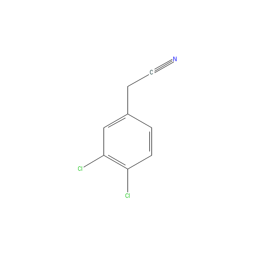 Chemical structure of 3,4-Dichlorophenylacetonitrile