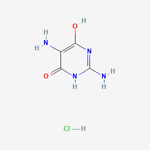 Chemical structure of 2,5-Diamino-4,6-dihydroxypyrimidine Hydrochloride