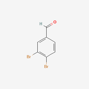 Chemical structure of 3,4-Dibromobenzaldehyde