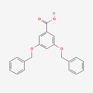 Chemical structure of 3,5-Dibenzyloxy Benzoic Acid