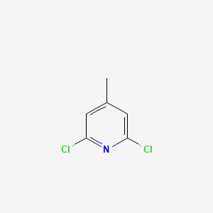 Chemical structure of 2,6-Dichloro-4-methylpyridine