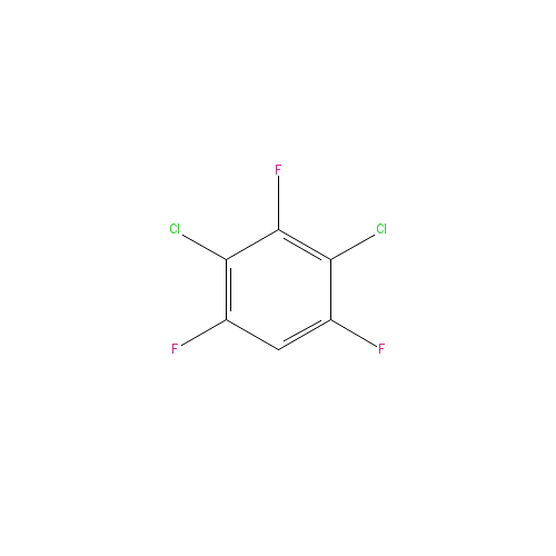 Chemical structure of 1,3-Dichloro-2,4,6-trifluorobenzene