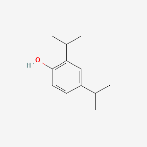 Chemical structure of 2,4-Diisopropylphenol