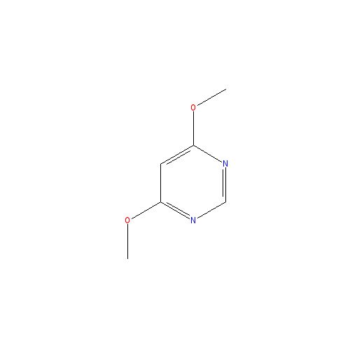 Chemical structure of 4,6-Dimethoxypyrimidine