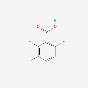 Chemical structure of 2,6-Difluoro-3-methylbenzoic acid