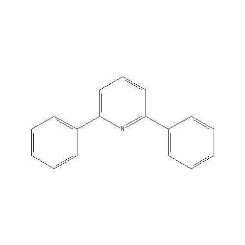 Chemical structure of 2,6-Diphenylpyridine