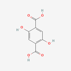 Chemical structure of 2,5-Dihydroxyterephthalic Acid
