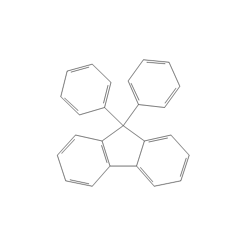 Chemical structure of 9,9-diphenylfluorene