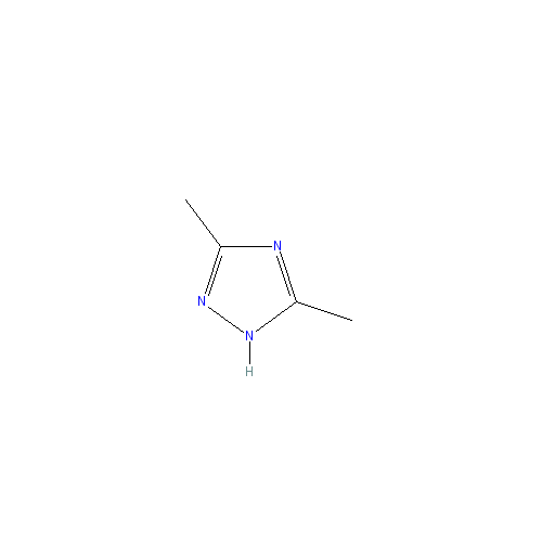 Chemical structure of 3,5-Dimethyl-1,2,4-triazole