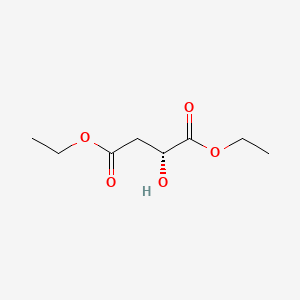 Chemical structure of Diethyl malate