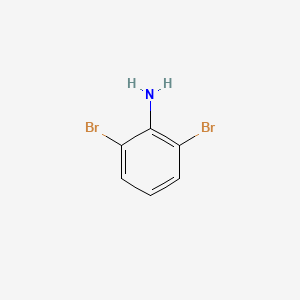 Chemical structure of 2,6-dibromoaniline