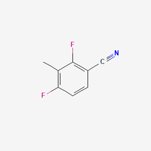 Chemical structure of 2,4-Difluoro-3-methylbenzonitrile