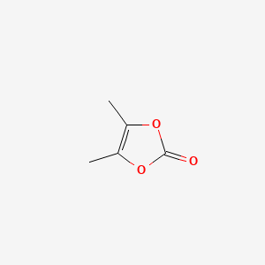 Chemical structure of 4,5-Dimethyl-1,3-dioxol-2-one