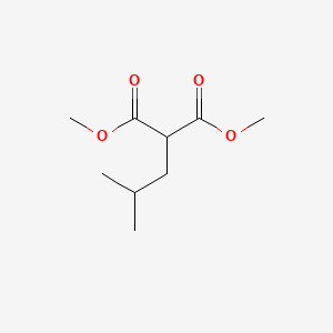 Chemical structure of dimethylisobutylmalonate