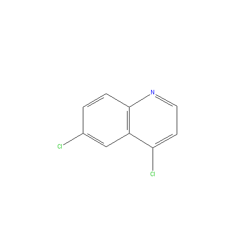 Chemical structure of 4,6-Dichloroquinoline