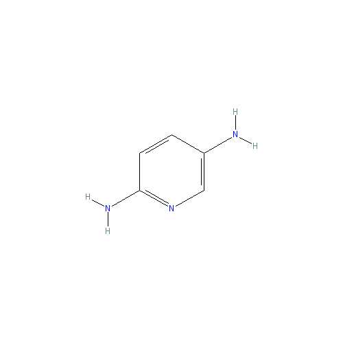 Chemical structure of 2,5-Diaminopyridine
