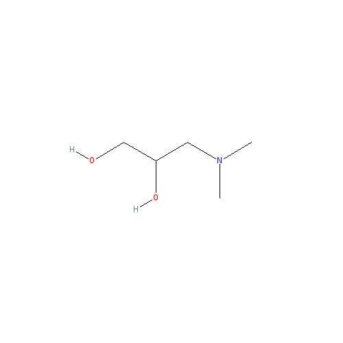 Chemical structure of 3-(Dimethylamino)-1,2-propanediol