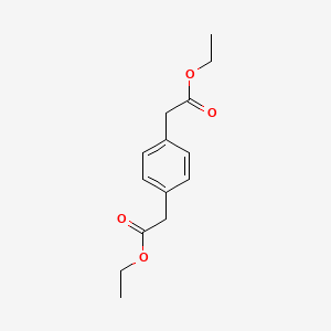 Chemical structure of 1,4-Phenylenediacetic Acid Diethyl Ester