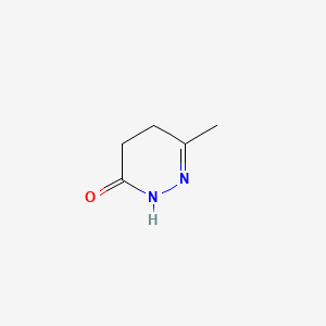 Chemical structure of 4,5-Dihydro-6-methyl-3(2H)-pyridazinone