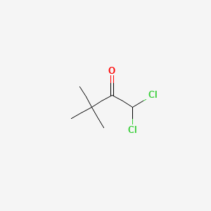 Chemical structure of 1,1-Dichloropinacolin