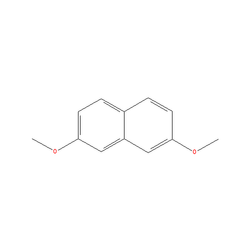 Chemical structure of 2,7-Dimethoxynaphthalene