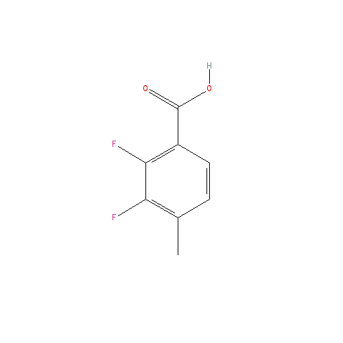 Chemical structure of 2,3-Difluoro-4-methylbenzoic acid