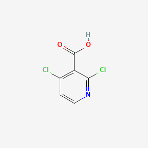 Chemical structure of 2,4-Dichloronicotinic Acid