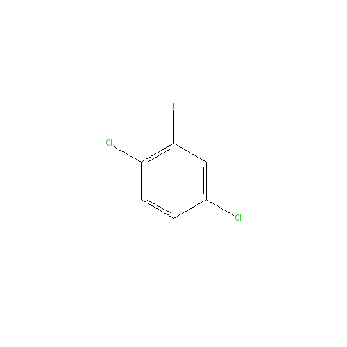 Chemical structure of 1,4-Dichloro-2-iodobenzene