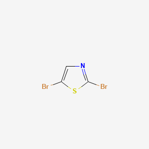 Chemical structure of 2,5-Dibromothiazole