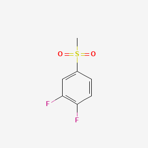Chemical structure of 3,4-Difluorophenyl Methyl Sulfone