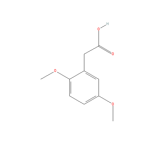 Chemical structure of 2,5-Dimethoxyphenylacetic Acid