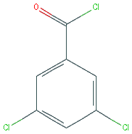 Chemical structure of 3,5-Dichlorobenzoyl chloride