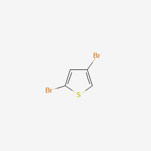 Chemical structure of 2,4-Dibromothiophene