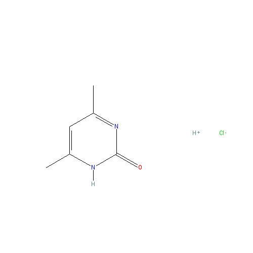 Chemical structure of 4,6-Dimethyl-2(1H)-pyrimidinone hydrochloride