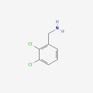 Chemical structure of 2,3-Dichlorobenzylamine