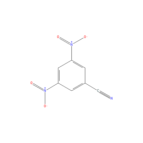 Chemical structure of 3,5-Dinitrobenzonitrile