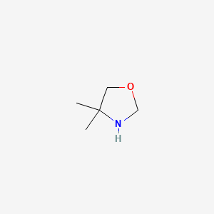 Chemical structure of 4,4-dimethyloxazolidine