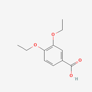 Chemical structure of 3,4-Diethoxybenzoic acid