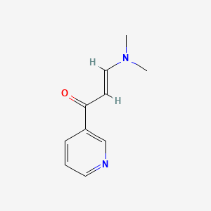 Chemical structure of 3-Dimethylamino-1-(3-pyridyl)-2-propen-1-one